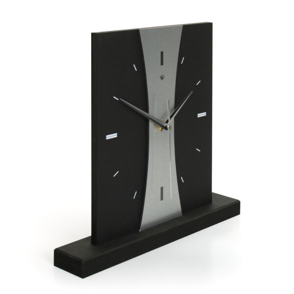 Stripe Designer-Standuhr aus MDF –...