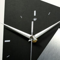 Arrow Designer-Standuhr aus MDF – Design-Applikation & leises Uhrwerk