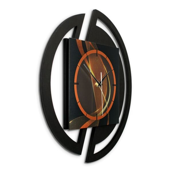 Runde 3D Designer-Wanduhr „Dynamic“ in...