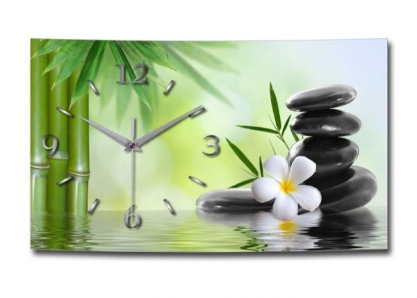 Relax Designer-Wanduhr mit leisem Uhrwerk aus Alu