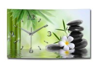 Relax Designer-Wanduhr mit leisem Uhrwerk aus Alu