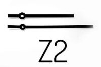 Funkuhrwerk (Gewindel&auml;nge ca. 9mm) inkl. Zeiger-Satz z.B. f&uuml;r unsere Alu-Uhren