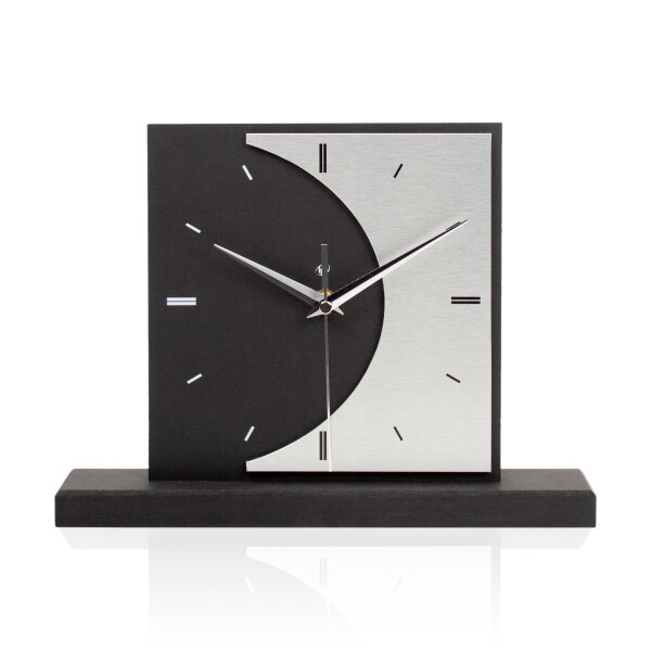 Moon Designer-Standuhr aus MDF – Design-Applikation...