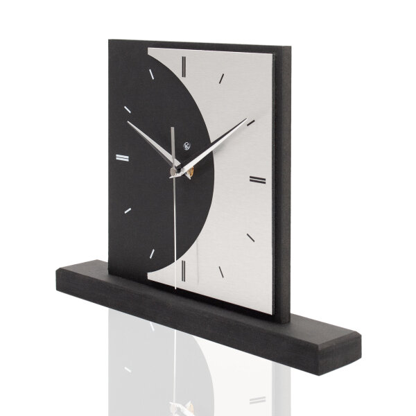 Moon Designer-Standuhr aus MDF – Design-Applikation...