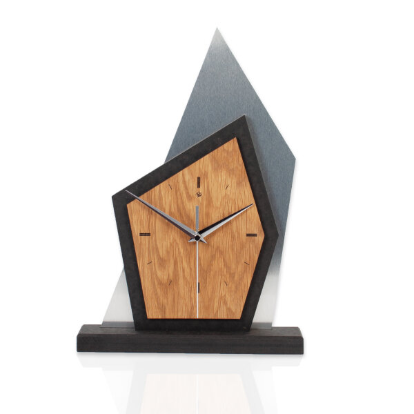 Mountain Range Designer-Standuhr aus MDF –...