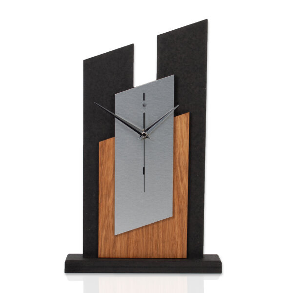 Tricolor Squares Designer Standuhr aus MDF -...