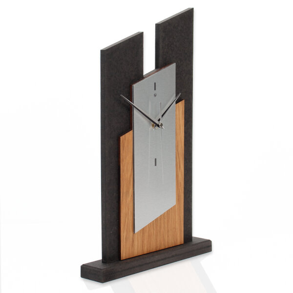 Tricolor Squares Designer Standuhr aus MDF -...