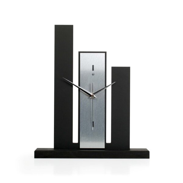Designer-Standuhr „Stairs“ aus Holz –...