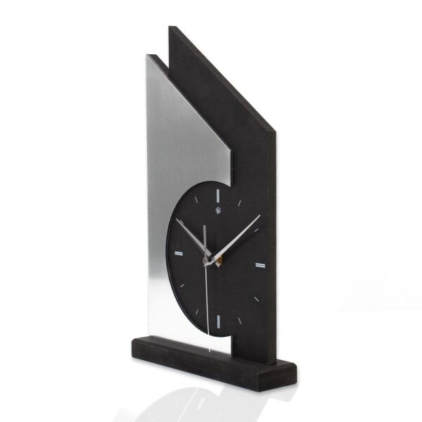 Standuhr „Skyscraper Silver“ aus Holz –...