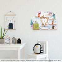 Sammel-Regal "Kleiner Affe" für Musikbox und Figuren fürs Kinderzimmer aus MDF