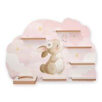 H&auml;schen Schmetterling Musikbox-Regal aus MDF &ndash; passend f&uuml;r Toniebox&reg; & Figuren