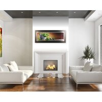 3D Alu-Wandbild "K&uuml;chenkr&auml;uter" aus geb&uuml;rstetem Aluminium