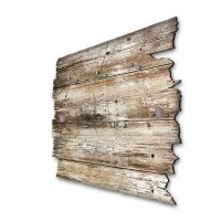 Schlüsselbrett "Holzoptik" im Shabby-Style aus Holz mit 5 Haken