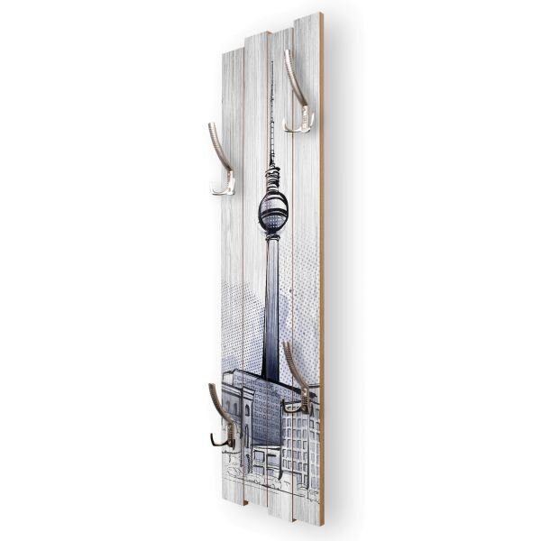 Berlin | Shabby chic Holz-Garderobe | ca.100x30cm aus MDF