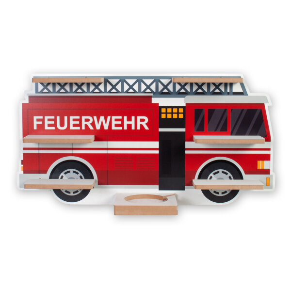 Feuerwehrauto Musikbox-Regal aus MDF &ndash; passend...