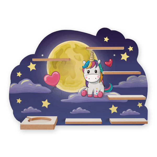 Sammel-Regal "Magic Unicorn" für Musikbox...