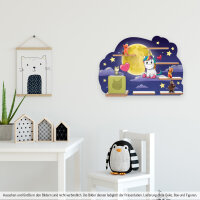 Magic Unicorn Musikbox-Regal aus MDF &ndash; passend f&uuml;r Toniebox&reg; & Figuren