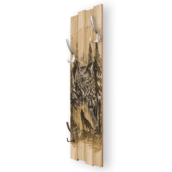 Wildnis | Shabby chic Holz-Garderobe | ca.100x30cm aus MDF