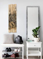 Wildnis | Shabby chic Holz-Garderobe | ca.100x30cm aus MDF