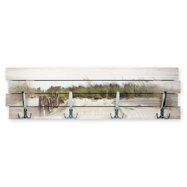 Wandgarderobe Strand aus Holz im Shabby-Chic-Design...