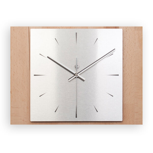 Forma Designer-Wanduhr aus Massivholz –...