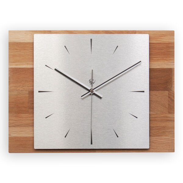Forma Designer-Wanduhr aus Massivholz –...