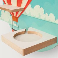 Ballon Musikbox-Regal aus MDF &ndash; passend f&uuml;r Toniebox&reg; & Figuren
