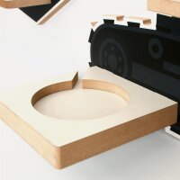 Bagger Musikbox-Regal aus MDF &ndash; passend f&uuml;r Toniebox&reg; & Figuren