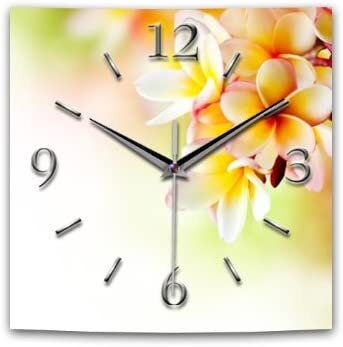 Wanduhr "Orchideen" in modernem Design mit...