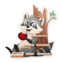 Waschb&auml;r Musikbox-Regal aus MDF &ndash; passend f&uuml;r Toniebox&reg; & Figuren