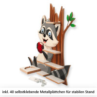 Waschb&auml;r Musikbox-Regal aus MDF &ndash; passend f&uuml;r Toniebox&reg; & Figuren