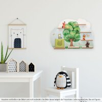 Sammel-Regal "Baum" für Musikbox und Figuren fürs Kinderzimmer aus MDF