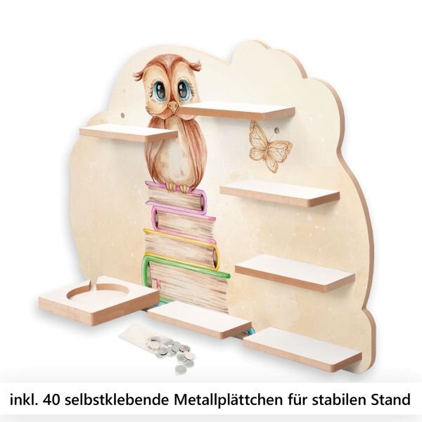 Kluge Eule Musikbox-Regal aus MDF &ndash; passend...