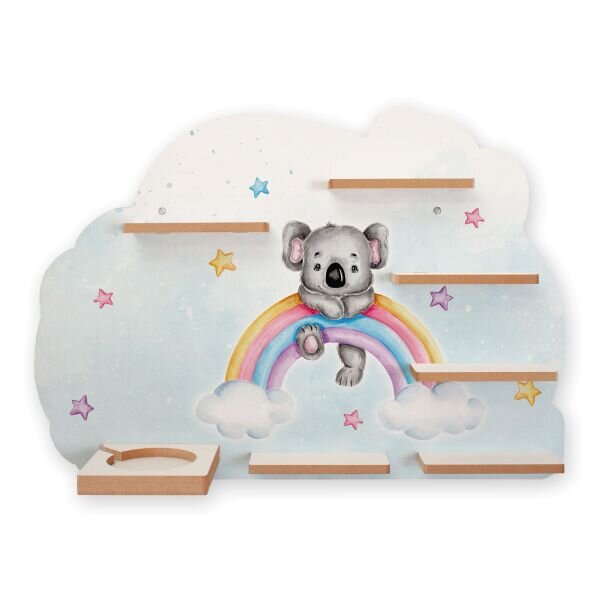 Sammel-Regal "Koala & Regenbogen" für...