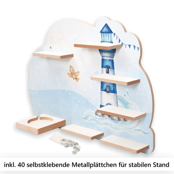 Sammel-Regal "Leuchtturm" für Musikbox und...